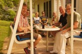 Both families on the Meister's deck